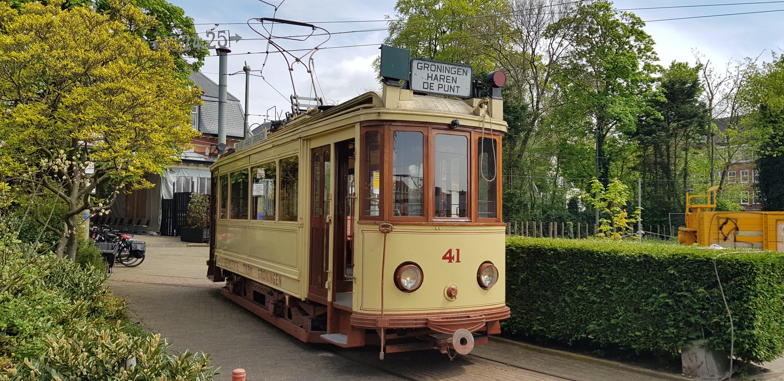 GTG 41, een nagebootste Groningse tram