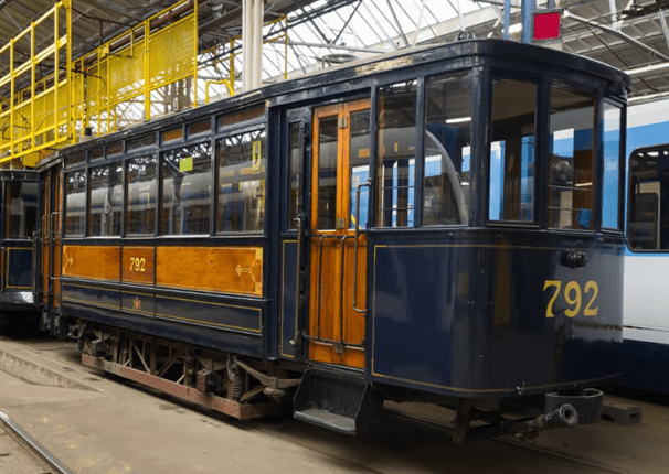 GVB 792 in remise Lekstraat