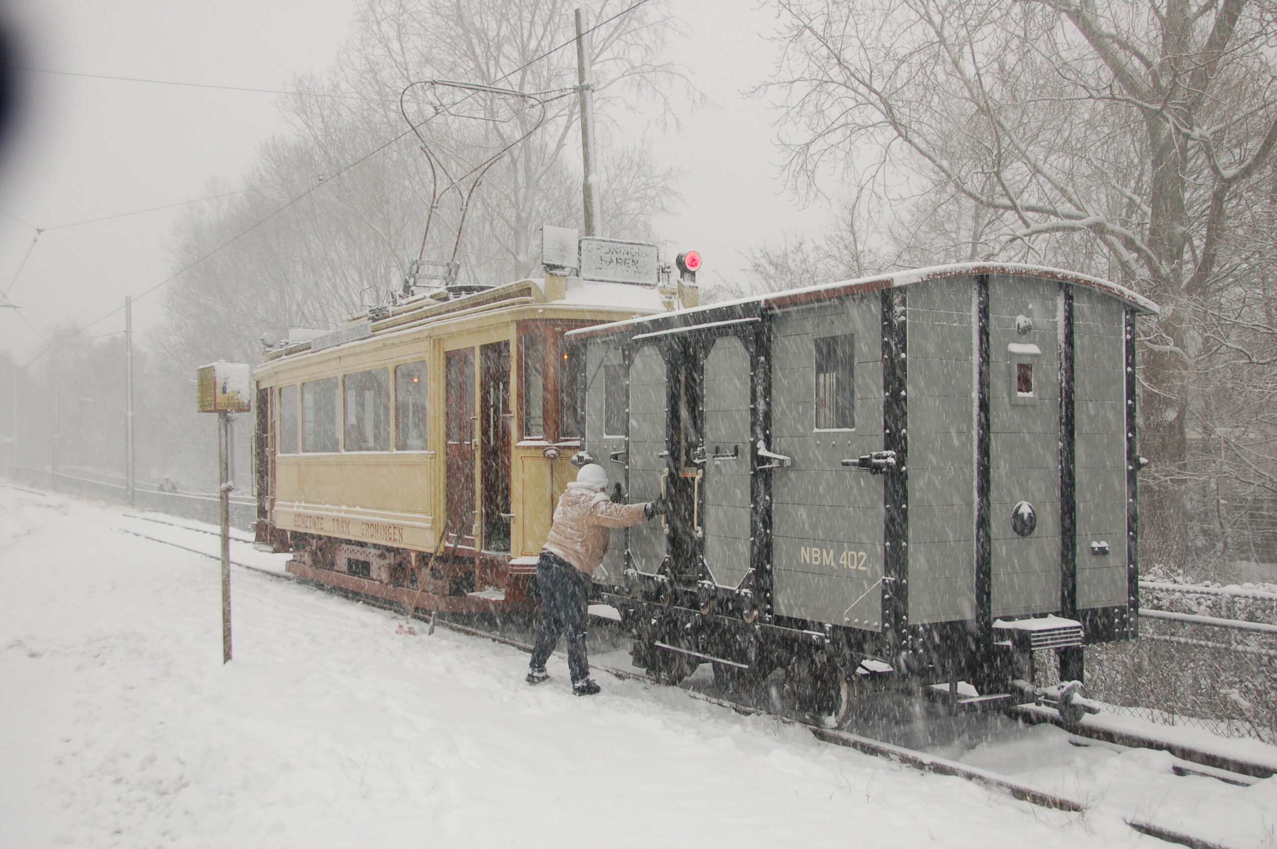 NBM 402, een replica goederenwagentje van de NBM