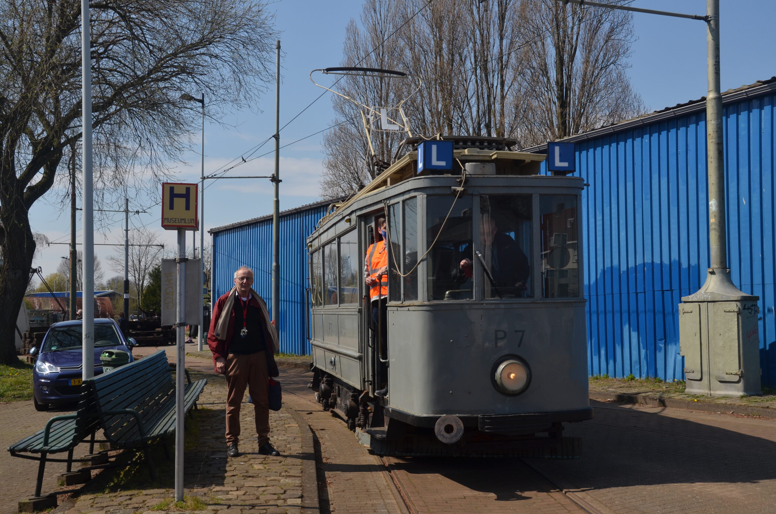 GVB P7 (voormalige pekeltram), nu instructietram