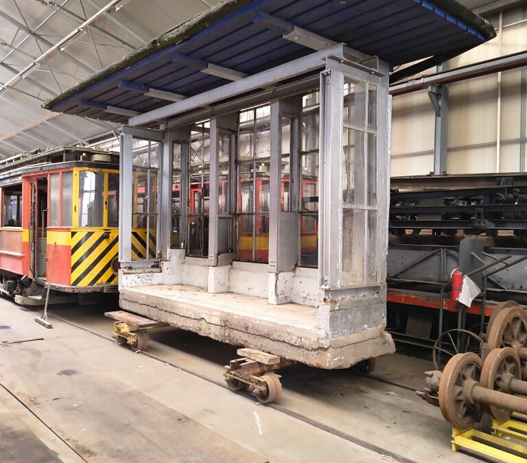 Tramstop on wheels
