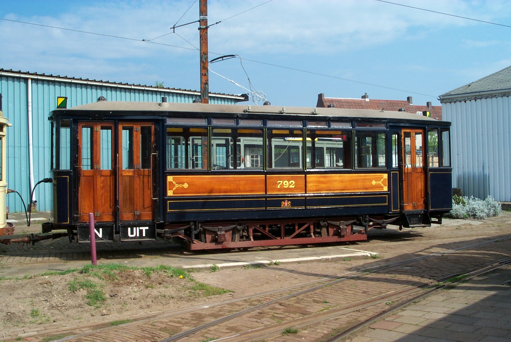 GVB 792 in remise Lekstraat